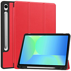 Galaxy Tab S10 FE �P�[�X �ϏՌ� �J�o�[ TPU+PU���U�[ ������� �P�[�X �����₷�� ����h�~ �J�[�h���[ �X�^���h�@�\ �I�[�g�X���[�v�@�\ �������� �^�u���b�g�P�[�X �J�b�R���� �M�����N�V�[ �^