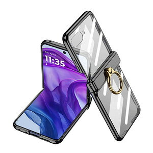 Motorola razr 60/razr 60d /razr 60s moto razr 60 Ultra �P�[�X �J�o�[ �܂肽���݌^ PC�f�� �N���A�P�[�X �G�b�W�E���b�L �X�} �z�ی�P�[�X CASE ������ �ϏՌ� �����₷�� �������� ������� �S�ʕی� �J��