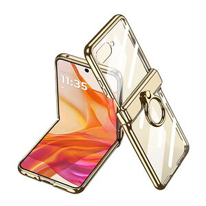 Motorola razr 60/razr 60d /razr 60s moto razr 60 Ultra �P�[�X �J�o�[ �܂肽���݌^ PC�f�� �N���A�P�[�X �G�b�W�E���b�L �X�} �z�ی�P�[�X CASE ������ �ϏՌ� �����₷�� �������� ������� �S�ʕی� �J��