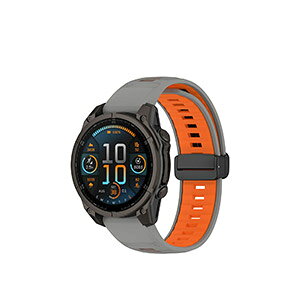 Garmin Descent G2 tactix 8 AMOLED tactix 8 Dual Power 51mm 交換 バンド シリコン素材 おしゃれ 腕時計ベルト スポーツ ベルト 替えベルト 綺麗な マルチカラー 簡単装着 磁気吸着 人気 おすすめ QuickFitウォ