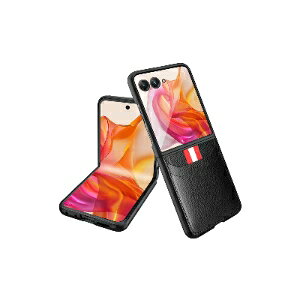 Motorola razr 60/razr 60d /razr 60s �Ή� �P�[�X �܂肽���݌^ PC&PU���U�[&�����K���X�f�� ���K�Ȕ��G�� �X�}�z�ی�P�[�X �J�[�h���[�@�\�t�� �n�[�h�J�o�[ CASE �y�� �ϏՌ� ������ �����₷�� ����