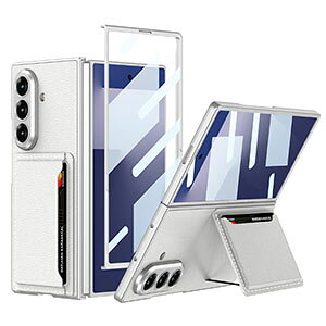 �T���X�� �M�����N�V�[ Z �t�H�[���h7 5G Samsung Galaxy Z Fold7 5G �P�[�X �J�o�[ PC+�����K���X CASE �ϏՌ��J�o�[ �X�^���h�@�\ �J�[�h���[ �Ռ��h�~ �J�b�R���� ����h�~ �֗� ���p �l�C �������� 