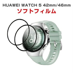 t@[EFC EHb` Huawei WATCH 5 42mm 46mm EFAu[EX}[gEHb` HD Film SʕیtB  tی HD Film 3DEhގ یtB یV[g PETf w