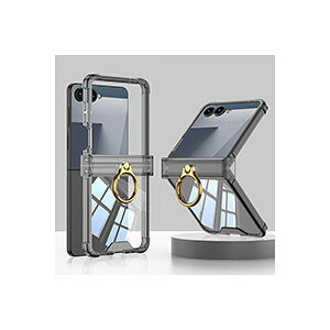 Samsung Galaxy Z Flip7 �M�����N�V�[ Z �t���b�v7 5G �P�[�X �ϏՌ� �J�o�[ �܂肽���݌^ �N���A�P�[�X ����ق��肩���� TPU&PC�f�� 360�x��] �X�^���h�@�\�t�� ���ړI �����₷�� �J�b�R���� �֗�