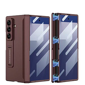 �T���X�� �M�����N�V�[ Z �t�H�[���h7 5G Samsung Galaxy Z Fold7 5G �P�[�X �J�o�[ PC+�����K���X ����ق��肩���� CASE �ϏՌ��J�o�[ �X�^���h�@�\ �Ռ��h�~ �J�b�R���� ����h�~ �֗� ���p �l�C ��