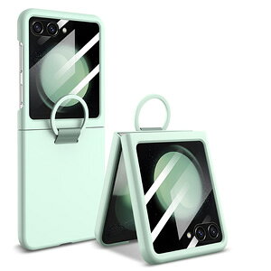 Samsung Galaxy Z Flip7 �P�[�X �ϏՌ� �J�o�[ �܂肽���݌^ �X�}�z�A�N�Z�T���[ PC+�����K���X �Ռ��z�� �y�� �����₷�� �����O�t�� ���p �֗����̍��� �l�C �������� ������� �T���X�� �M�����N