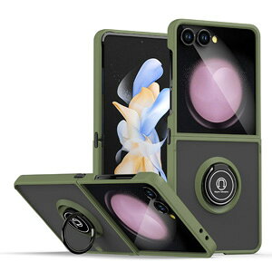 Samsung Galaxy Z Flip7 �M�����N�V�[ Z �t���b�v7 5G �P�[�X �ϏՌ� �J�o�[ �����O�t�� �X�^���h�@�\ �܂肽���݌^ �P�[�X ����ق��肩���� TPU��PC�f�� �y�� �����₷�� �J�b�R���� �֗� ���p �l