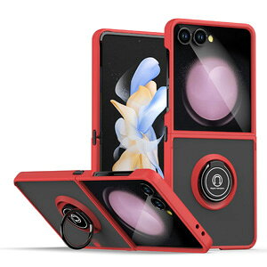 Samsung Galaxy Z Flip7 �M�����N�V�[ Z �t���b�v7 5G �P�[�X �ϏՌ� �J�o�[ �����O�t�� �X�^���h�@�\ �܂肽���݌^ �P�[�X ����ق��肩���� TPU��PC�f�� �y�� �����₷�� �J�b�R���� �֗� ���p �l