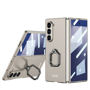 �T���X�� �M�����N�V�[ Samsung Galaxy Z Fold7 5G �P�[�X �J�o�[ �܂肽���݌^Android�X�}�z�A�N�Z�T���[ PC �v���X�`�b�N�� ���^�������O�z���_�[ CASE �ϏՌ��J�o�[ �����O�t�� �y�� �����₷�� �S��