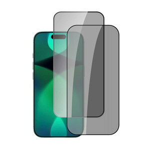 2ピース Apple iPhone 17 17 Air 17 Pro 17 Pro Max ガラスフィルム 覗き見防止 プライバシー保護 硬度9H 強化ガラス 液晶保護シート フィルム LCDスクリーン 保護フィルム 指紋軽減 飛散防止 傷つき防止