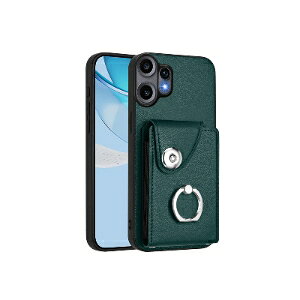 �i�b�V���O Nothing CMF Phone 2 Pro �P�[�X �w�ʗ̓o�� ����ق��肩���� CASE �Ռ��ɋ��� �w��PU���U�[�� �t���J���[ �X�^���h�@�\�t�� �J�[�h���[ �����O�t�� �Ռ��h�~ �����������ӂ� �l�C ��