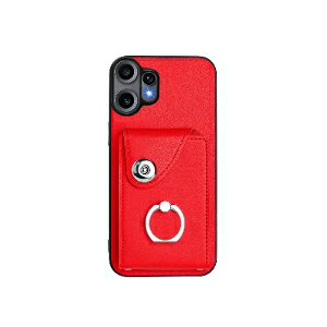 �i�b�V���O Nothing CMF Phone 2 Pro �P�[�X �w�ʗ̓o�� ����ق��肩���� CASE �Ռ��ɋ��� �w��PU���U�[�� �t���J���[ �X�^���h�@�\�t�� �J�[�h���[ �����O�t�� �Ռ��h�~ �����������ӂ� �l�C ��