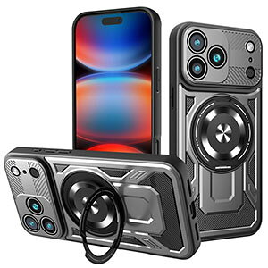 �A�b�v�� �A�C�t�H�� Apple iPhone 17 17 Air 17 Pro 17 Pro Max�P�[�X �J�o�[ TPU&PC�f�� �����Y�ی� �����O�t�� �X�^���h�@�\ �w�ʃJ�o�[ CASE �����₷�� �y�� �Ռ��h�~ �����h�~ �J���t�� �l�C iPhone 17 �P