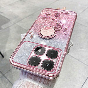 Xiaomi 15T �P�[�X �ϏՌ� �J�o�[ Xiaomi 15T Pro �J�o�[ �V���I�~ 15T/15T �v�� �w�ʃJ�o�[ ���b�L�d�グ���ꂽTPU�f�� �����O�t�� �X�^���h�@�\ �����O���w�ɒʂ����Ƃŗ����h�~ �l�C �������� �Y��