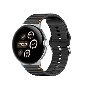 Google Pixel Watch 4 41mm/45mm �E�F�A���u���[���E�X�}�[�g�E�H�b�` ���� �o���h �V���R���f�� �r���v�x���g �X�|�[�c �x���g �����p �x���g �ւ��x���g �ȒP���� �u�₩ �g�тɕ֗� �������� ����
