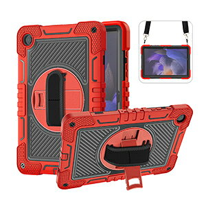 Galaxy Tab A11 �P�[�X �ϏՌ� �J�o�[ Galaxy Tab A11+ �w�ʃJ�o�[ �^�u���b�gPC �ی� �X�^���h�@�\�t�� �o���h�t�� 360�x��] 2�d�\�� PC&�V���R���f�� �������� ������� �֗����̍��� �l�C ���� �M��