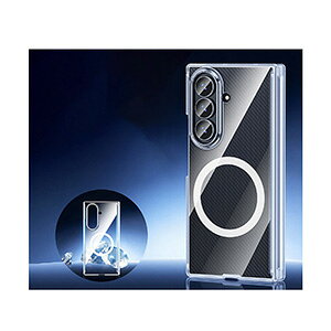 Galaxy Z TriFold �N���A�P�[�X �N���A�J�o�[ �܂肽���݌^ �O�܂� �v���X�`�b�N �}�O�l�b�g�z���@�\�t�� �ϏՌ��P�[�X Samsung �M�����N�V�[ Z �g���C�t�H�[���h �A���h���C�h CASE �l�C ��������