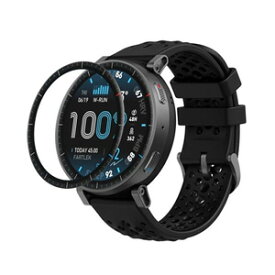 アマズフィット アクティブ Max Amazfit Active Max ウェアラブル端末・スマートウォッチ HD Film 全画面保護フィルム 高透明 液晶保護 HD Film 3Dラウンド複合材質 保護フィルム 保護シート PET素材 指紋防止 汚れ防止 用液晶シールド 2枚セット