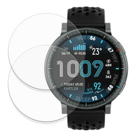 アマズフィット アクティブ Max Amazfit Active Max ウェアラブル端末・スマートウォッチ HD Film 全画面保護フィルム 高透明 液晶保護 HD Film 3Dラウンド複合材質 保護フィルム 保護シート PET素材 指紋防止 汚れ防止 用液晶シールド 2枚セット