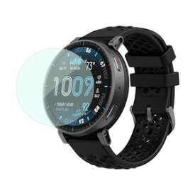 アマズフィット アクティブ Max Amazfit Active Max ウェアラブル端末・スマートウォッチ HD Film 全画面保護フィルム 高透明 液晶保護 HD Film 3Dラウンド複合材質 保護フィルム 保護シート PET素材 指紋防止 汚れ防止 用液晶シールド 2枚セット