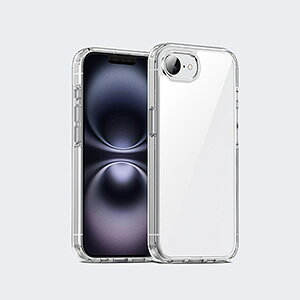Apple iPhone 17e �P�[�X �N���A �ϏՌ� �J�o�[ �^�t�Ŋ�� TPU+PC�f�ސ� ���� �Ռ��z�� �����h�~ �������� ������� �J�b�R���� �l�C �Ռ��ɋ��� �A�b�v�� �A�C�t�H�� 17e �w�ʃJ�o�[ �ی�P�[�X ��