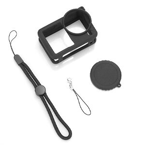 DJI Osmo Action 6 �ی�P�[�X �ی�J�o�[ �_��̂���V���R���f�ސ� �����Y�ی� �ϏՌ� �����h�~ �A�N�V�����J�����A�N�Z�T���[ �֗� ���p �l�C �������� ������� �֗����̍��� �\�t�g�J�o