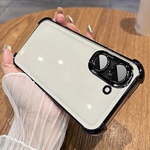 POCO X8 Pro Max �P�[�X �N���A �ϏՌ� �J�o�[ �^�t�Ŋ��TPU�f�ސ� ���� �J�o�[ �Ռ��z�� �����h�~ �������� ������� �l�C �X�g���b�v�z�[���t�� ���� �V���I�~ Xiaomi POCO X8 �v�� �}�b�N�X �w�ʃJ