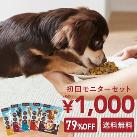 【初回お試しモニター】 1000円ポッキリ 送料無料 ココグルメ 手作りドッグフード