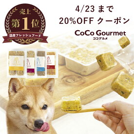 【4/23まで20%OFFクーポン】ココグルメプチ(約20g×36) 手作りドッグフード 国産 無添加 獣医師監修 総合栄養食 グレインフリー ウェットフード ペットフード ご飯 トッピング 老犬 シニア 小型犬 子犬