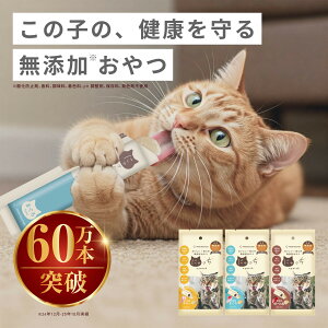 【おためし480円】国産 無添加 おやつ にゃっち 猫 ピューレ ペースト 食塩不使用 グレインフリー 低カロリー 毛玉ケア 腸内ケア ご褒美 腎臓 水分補給 下部尿路 ストラバイト ストルバイト