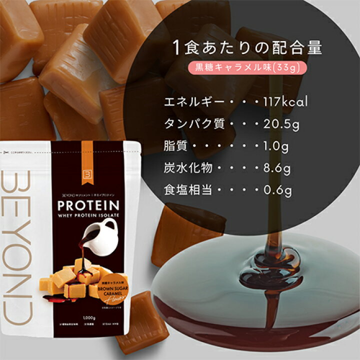 楽天市場】BEYOND WPIプロテイン 1kg オールインワン ホエイプロテイン 