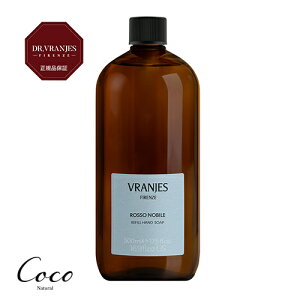 DR. VRANJES ���K�i�h�b�g�[���E�����j�G�X �n���h�\�[�v�R���N�V���� �n���h�\�[�v 500ml REFILL �S4��� ���t�B�� �l�֗p �l�ߑւ� VRBENA MIELE E LIMONE CIPRESSO E ROSMARINO ROSSO NOBILE