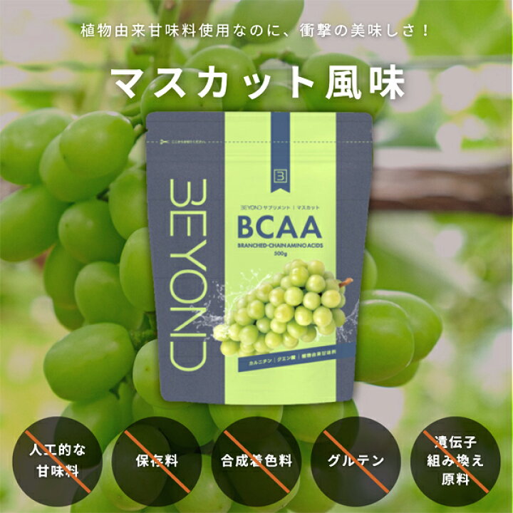 楽天市場】最強配送 正規販売店 BEYOND BCAA 全2種類 500g プロテイン 