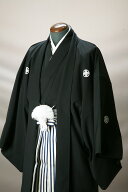 【レンタル】 レンタル黒着物羽織3号～9号黒袴羽織袴 4泊5日 フルセット・結婚式袴成人式男性袴【紋付袴…