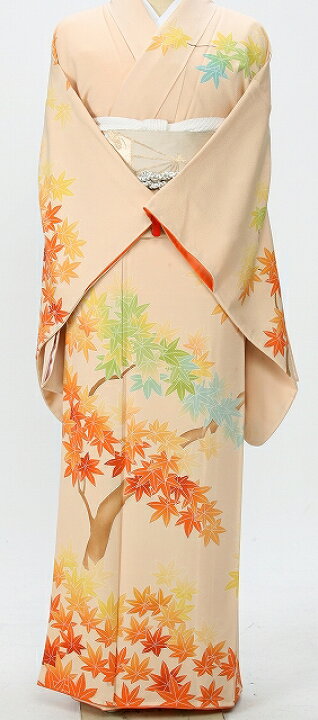 楽天市場】【レンタル】 訪問着 着物 もみじ 紅葉訪問着M寸・着物  