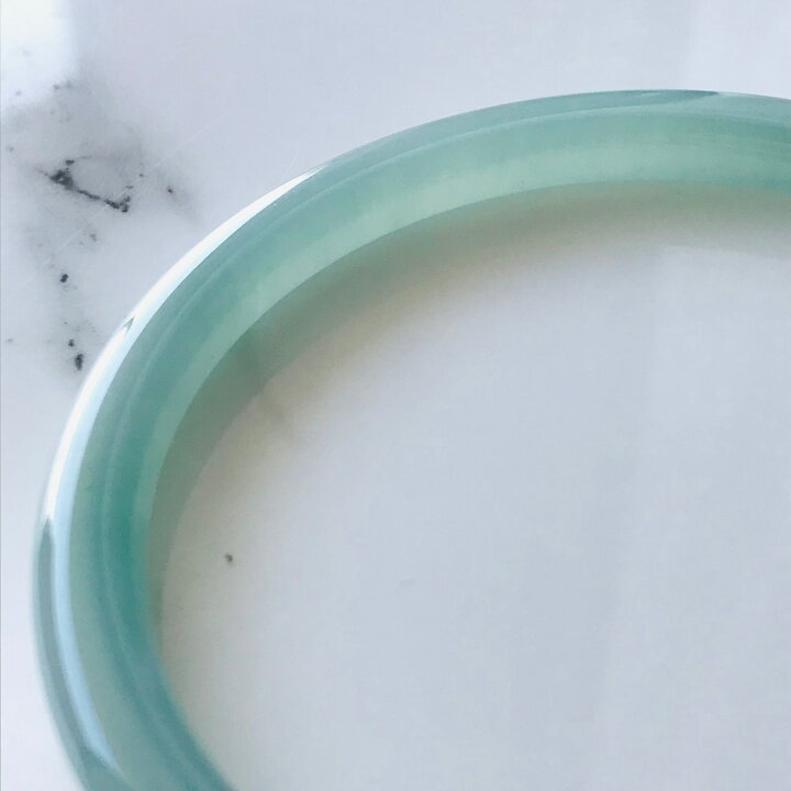 楽天市場】グアテマラ産 翡翠 ヒスイ jade バングル 高品質 ブルー 
