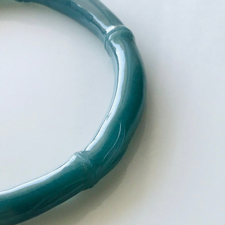 楽天市場】グアテマラ産 翡翠 ヒスイ jade バングル 高品質 ブルー 