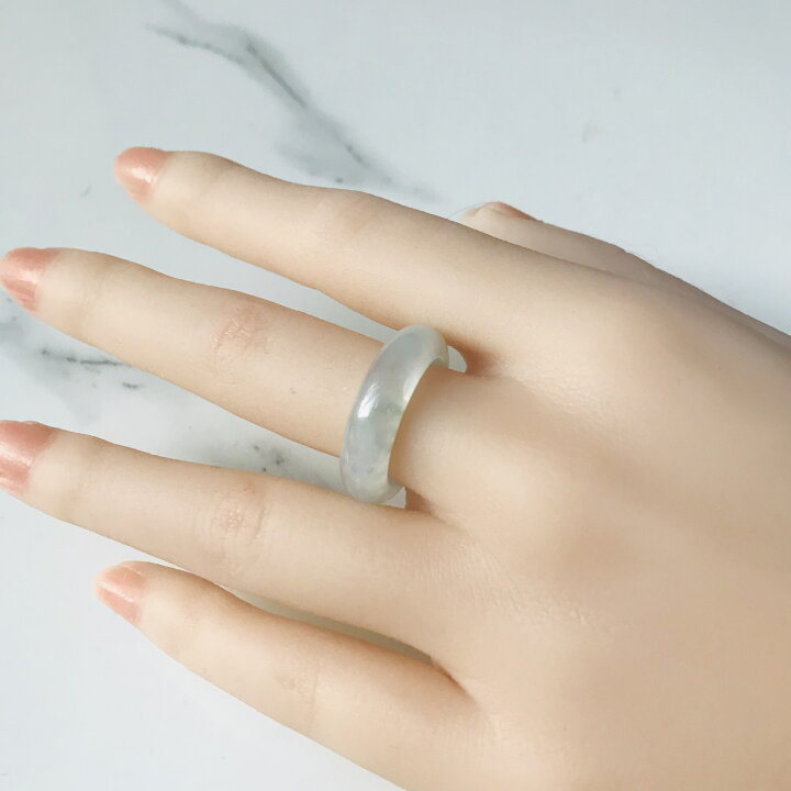 楽天市場】ミャンマー産 翡翠 ヒスイ jade くりぬき リング 天然石 
