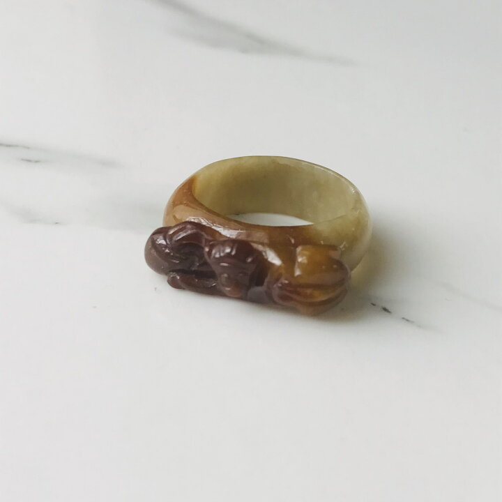 楽天市場】ミャンマー産 翡翠 ヒスイ jade くりぬき リング 天然石 