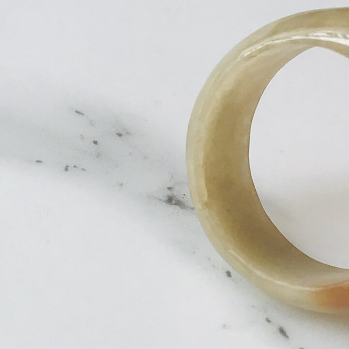 楽天市場】ミャンマー産 翡翠 ヒスイ jade くりぬき リング 天然石 