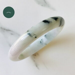 ミャンマー産 翡翠 ヒスイ バングル 一点もの 希少 56.5mm ひすい パワーストーン hisui 本翡翠 アクセサリー 健康 翡翠手? ブレスレット 天然石
