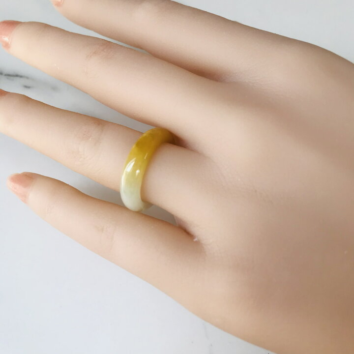 楽天市場】リング ミャンマー産 翡翠 ヒスイ jade くりぬきリング 10号 