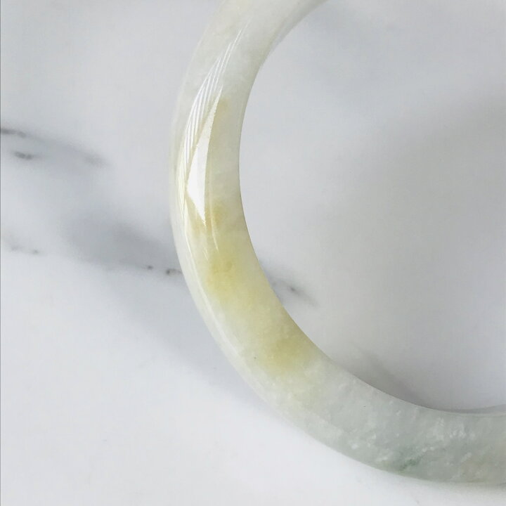 楽天市場】ミャンマー産 翡翠 ヒスイ バングル 一点もの 希少 56.2mm 