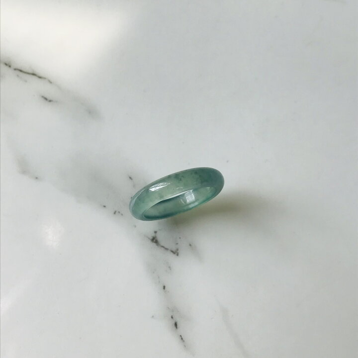 楽天市場】リング グアテマラ産 翡翠 ヒスイ jade くりぬきリング 7.5