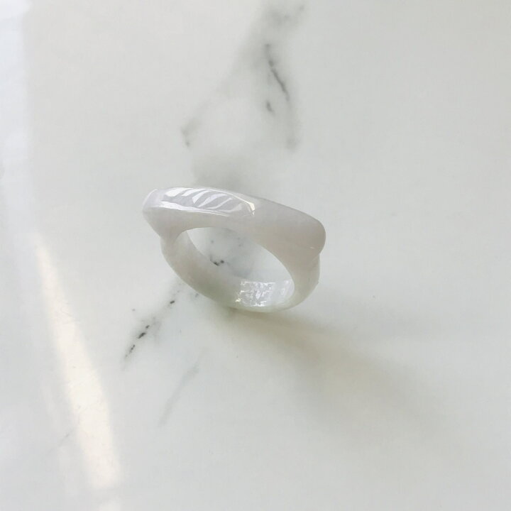 楽天市場】リング ミャンマー産 翡翠 ヒスイ jade くりぬきリング 19号 