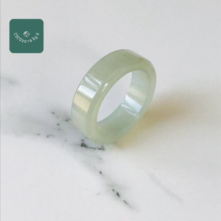 楽天市場】リング ミャンマー産 翡翠 ヒスイ jade くりぬきリング 19号 
