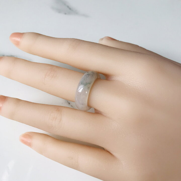 楽天市場】リング ミャンマー産 翡翠 ヒスイ jade くりぬきリング 11号 