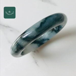 ミャンマー産 翡翠 ヒスイ バングル 一点もの 希少 55.8mm ひすい パワーストーン hisui 本翡翠 アクセサリー 健康 翡翠手? ブレスレット 天然石 緑 ?花