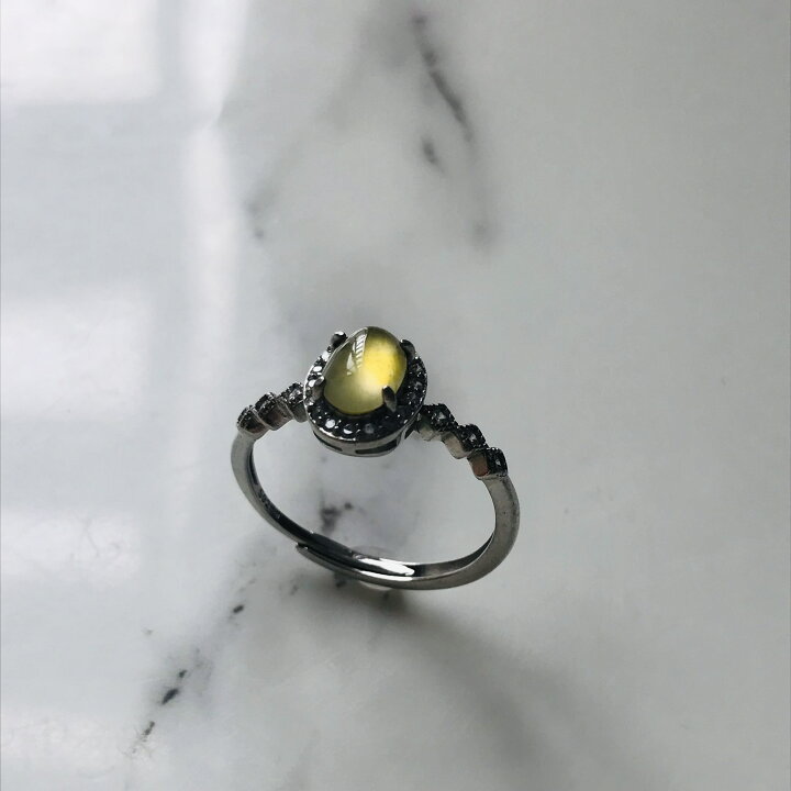 楽天市場】ミャンマー産 翡翠 ヒスイ jade リング 指輪 天然石 一点物 