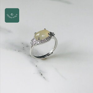 ミャンマー産 翡翠 ヒスイ jade リング 指輪 天然石 一点物 sv925 フリー ひすい パワーストーン hisui 本翡翠  大人かわいい 黄